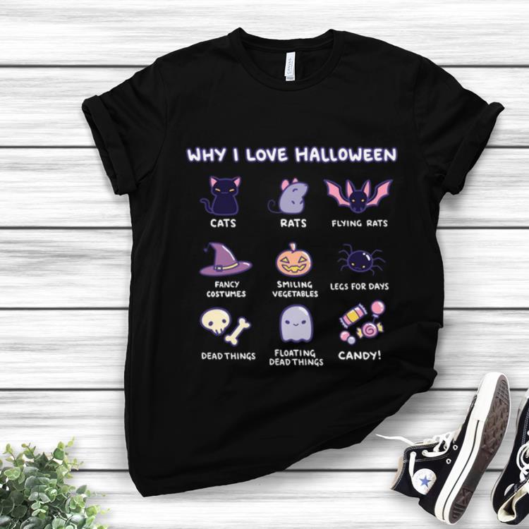 Awesome Why I Love Halloween Emoji Collection shirt 1 - Awesome Why I Love Halloween Emoji Collection shirt