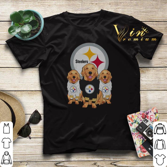 Golden Retriever Pittsburgh Steelers shirt sweater 4 - Golden Retriever Pittsburgh Steelers shirt sweater