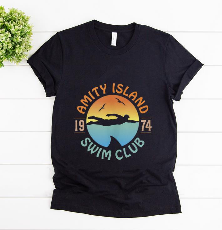 Hot Amity Island Swim Club 1974 shirt 1 - Hot Amity Island Swim Club 1974 shirt