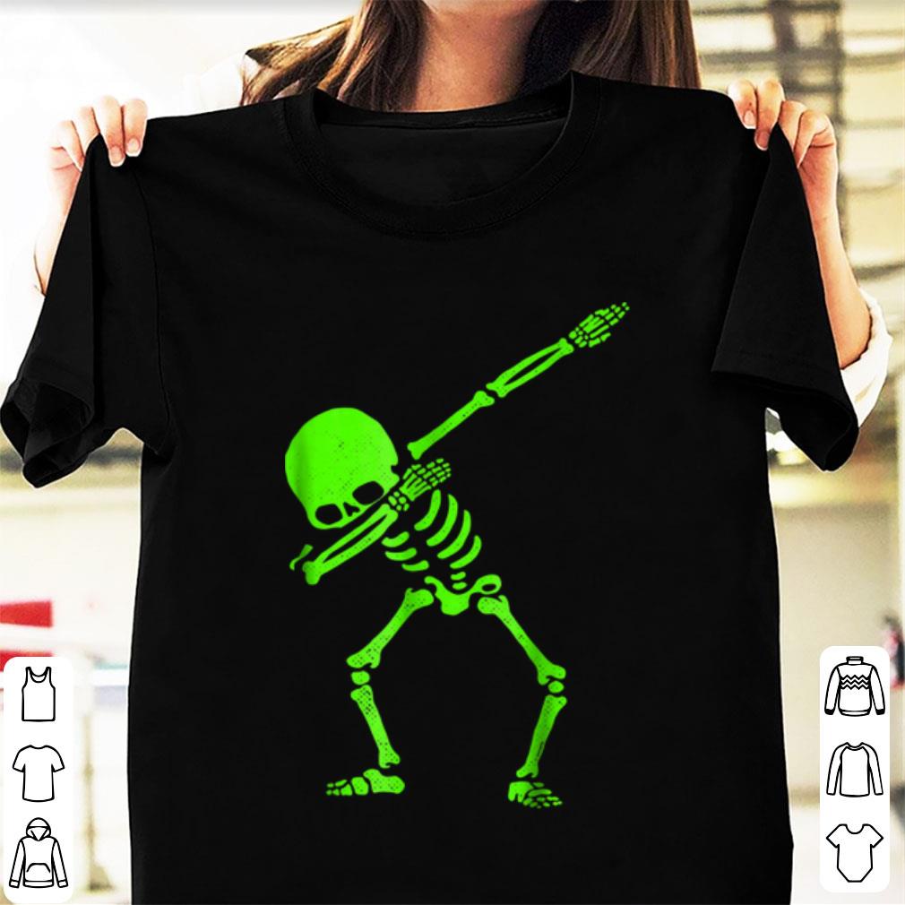 Hot Dabbing Skeleton Halloween Glow Skeleton Dab shirt 1 - Hot Dabbing Skeleton Halloween Glow Skeleton Dab shirt
