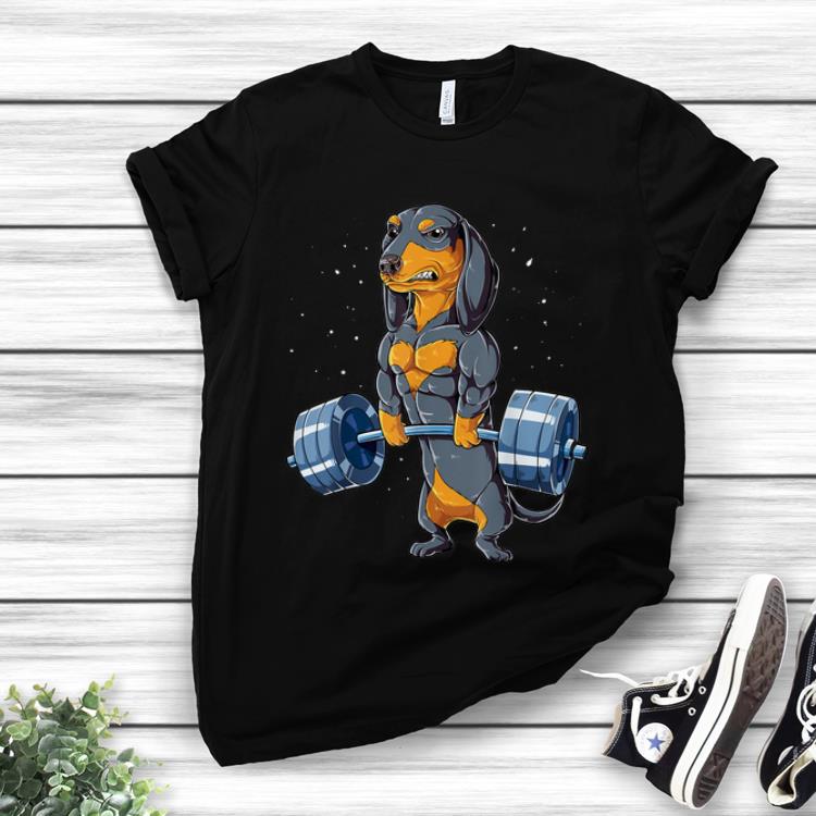 Hot Dachshund Weightlifting Fitness Gym shirt 1 - Hot Dachshund Weightlifting Fitness Gym shirt