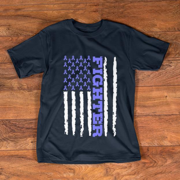 Hot Fighter Cancer Awareness American Flag shirt 1 - Hot Fighter Cancer Awareness American Flag shirt