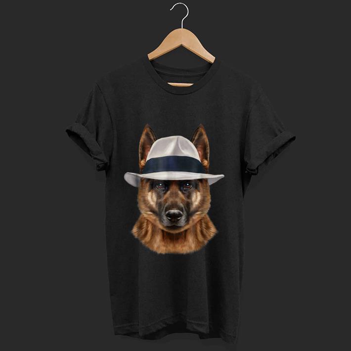 Hot German Shepherd Dog in Fedora Hat shirt 1 - Hot German Shepherd Dog in Fedora Hat shirt