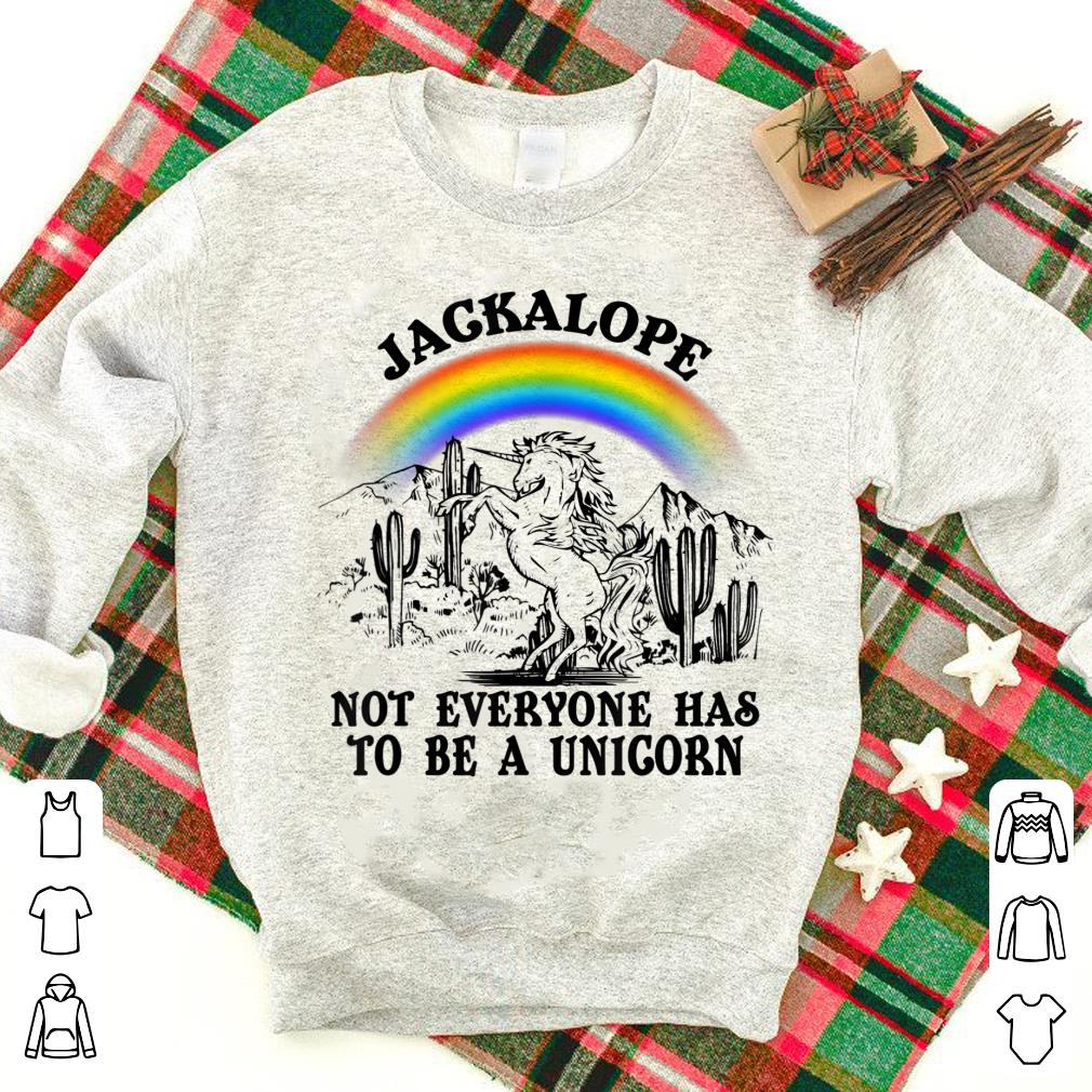 Hot Jackalope Not Everyone Has To Be A Unicorn Camping Rainbow shirt 1 - Hot Jackalope Not Everyone Has To Be A Unicorn Camping Rainbow shirt