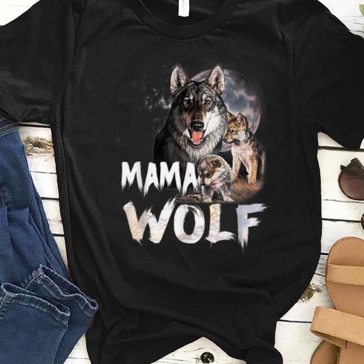 Hot Mama Wolf Family Wolves Moon Mom shirt 1 - Hot Mama Wolf Family Wolves Moon Mom shirt