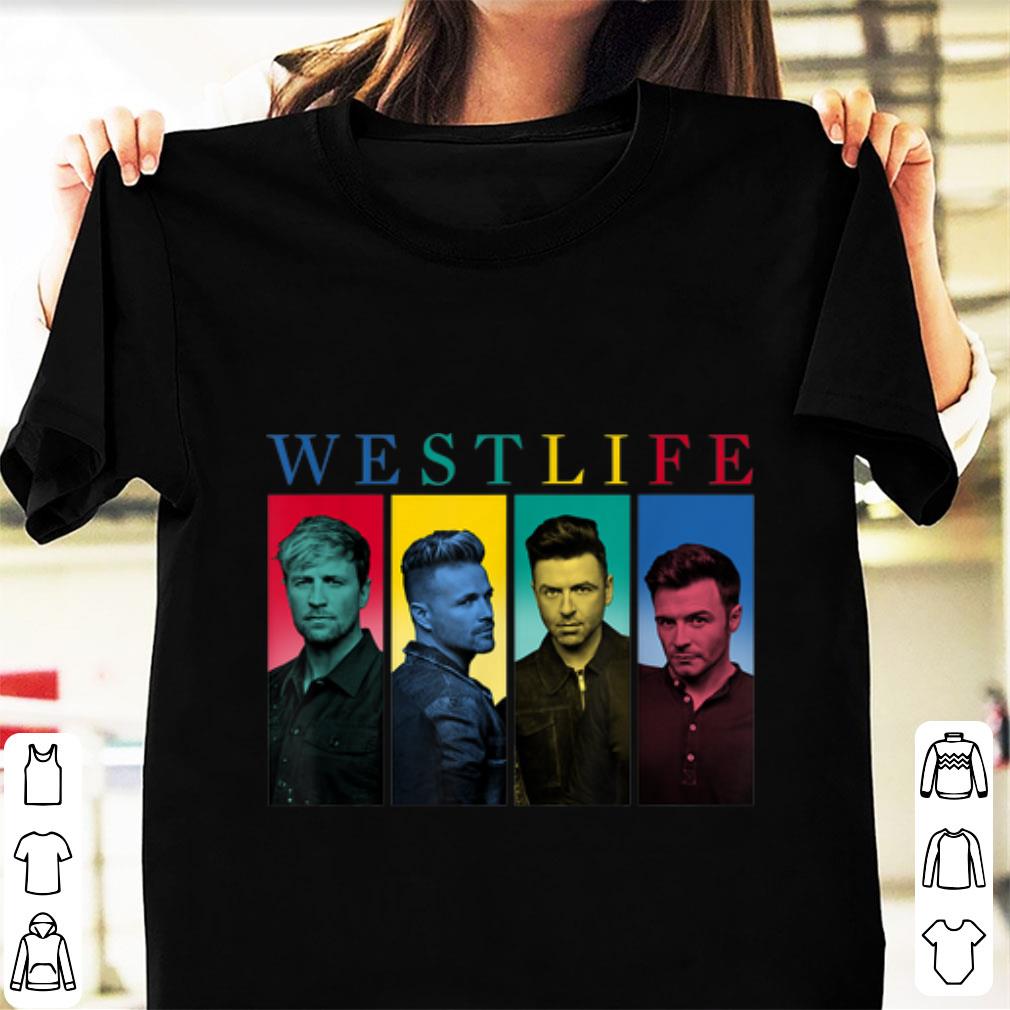 Hot Westlife Colour Heads shirt 1 - Hot Westlife Colour Heads shirt