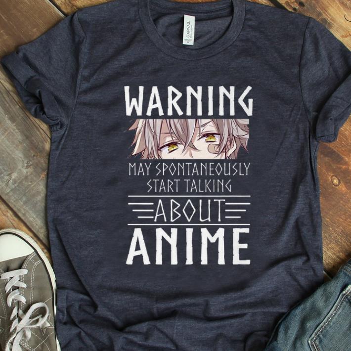 Nice Anime Kawaii Warning May Spontaneously Start Talking About Anime shirt 1 - Nice Anime Kawaii Warning May Spontaneously Start Talking About Anime shirt