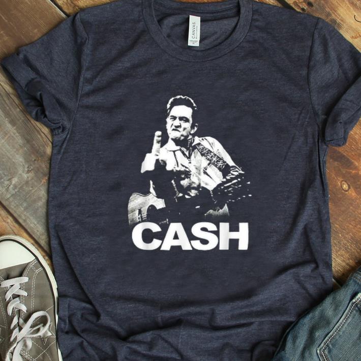Nice Johnny Cash Flipping The Bird shirt 1 - Nice Johnny Cash Flipping The Bird shirt