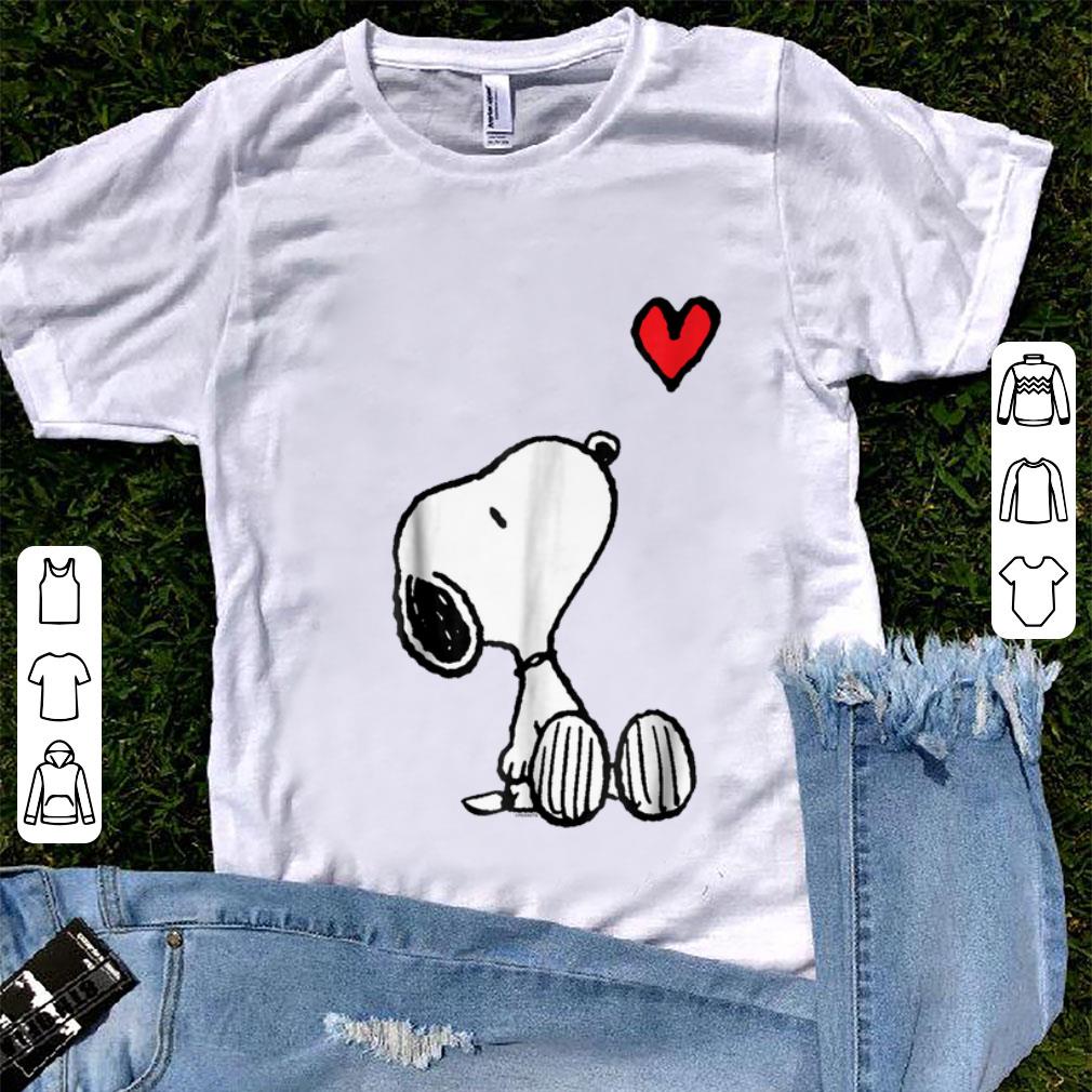 Nice Peanuts Heart Sitting Snoopy shirt 1 1 - Nice Peanuts Heart Sitting Snoopy shirt
