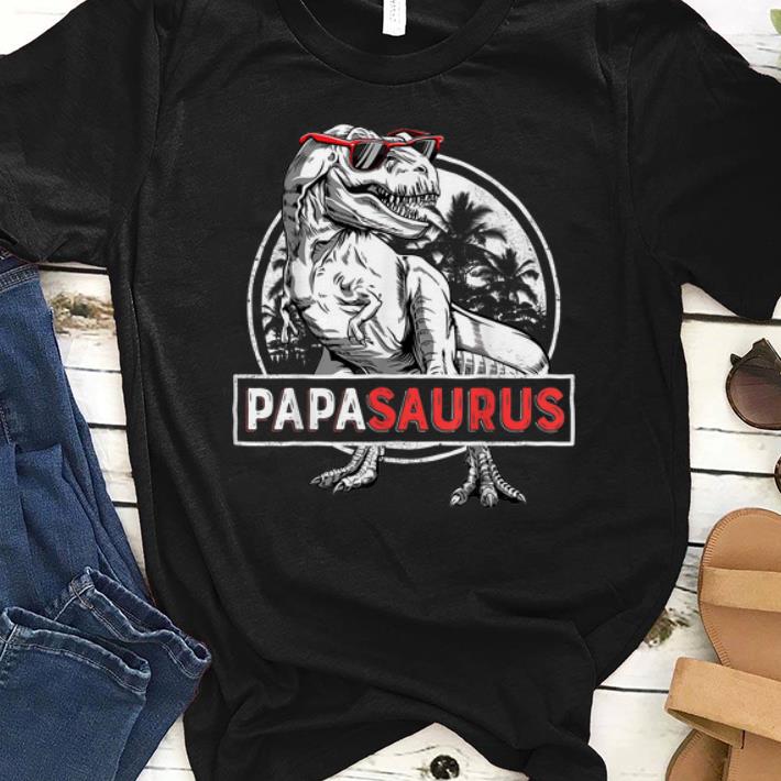 Nice T rex Papa Saurus Dinosaur Sunglass shirt 1 - Nice T rex Papa Saurus Dinosaur Sunglass shirt