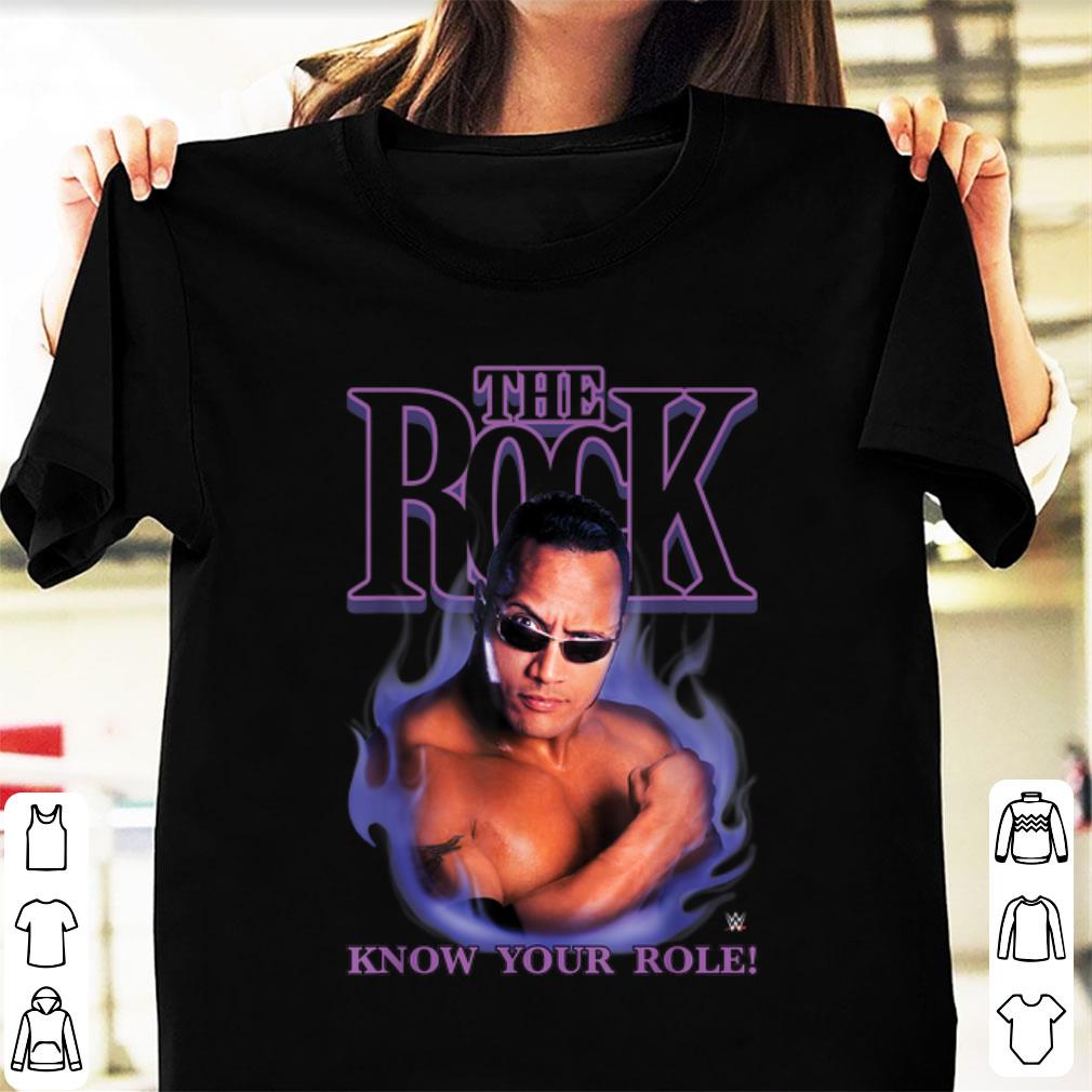 Nice The Rock Know Your Role WWE shirt 1 - Nice The Rock Know Your Role WWE shirt