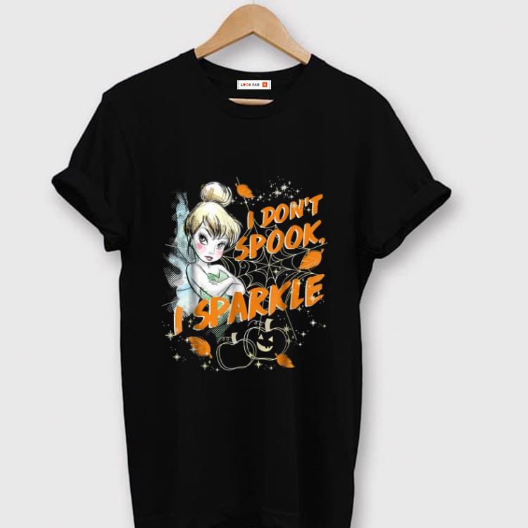 Official Disney Peter Pan Tinkerbell I Don t Spook I Sparkle Halloween shirt 1 - Official Disney Peter Pan Tinkerbell I Don't Spook I Sparkle Halloween shirt