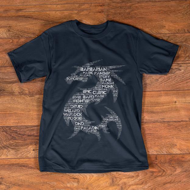 Official Dnd Dragon Word Art Tabletop Game shirt 1 - Official Dnd Dragon Word Art Tabletop Game shirt