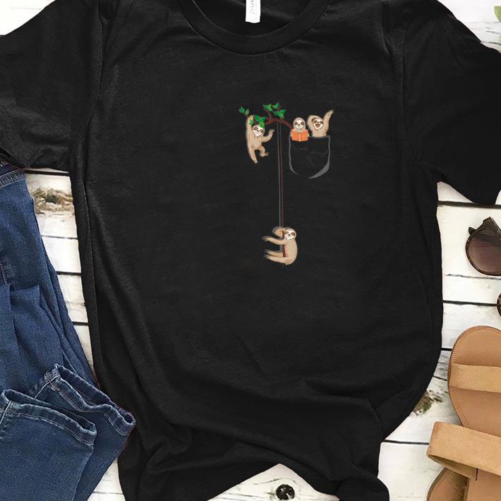 Official Sloth Family Habitat In Pocket shirt 1 - Official Sloth Family Habitat In Pocket shirt