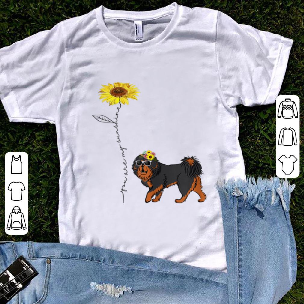 Official Sunflower You Are My Sunshine Tibetan Mastiff shirt 1 - Official Sunflower You Are My Sunshine Tibetan Mastiff shirt