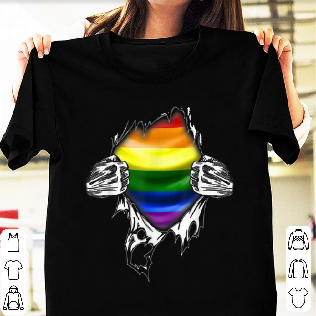 Official Superhero Ripped LGBT Gay Pride shirt 1 - Official Superhero Ripped LGBT Gay Pride shirt
