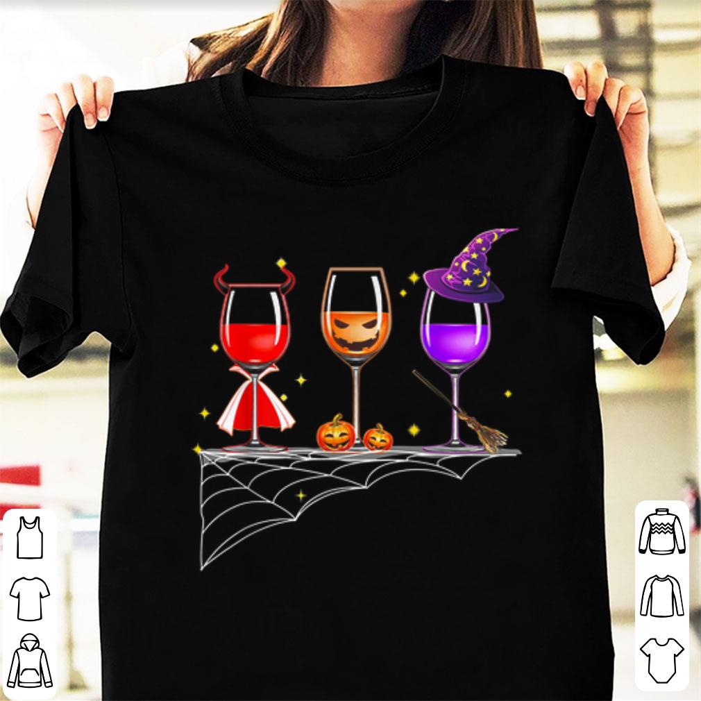 Official Wine Glass Of Witchcraft Halloween shirt 1 - Official Wine Glass Of Witchcraft Halloween shirt