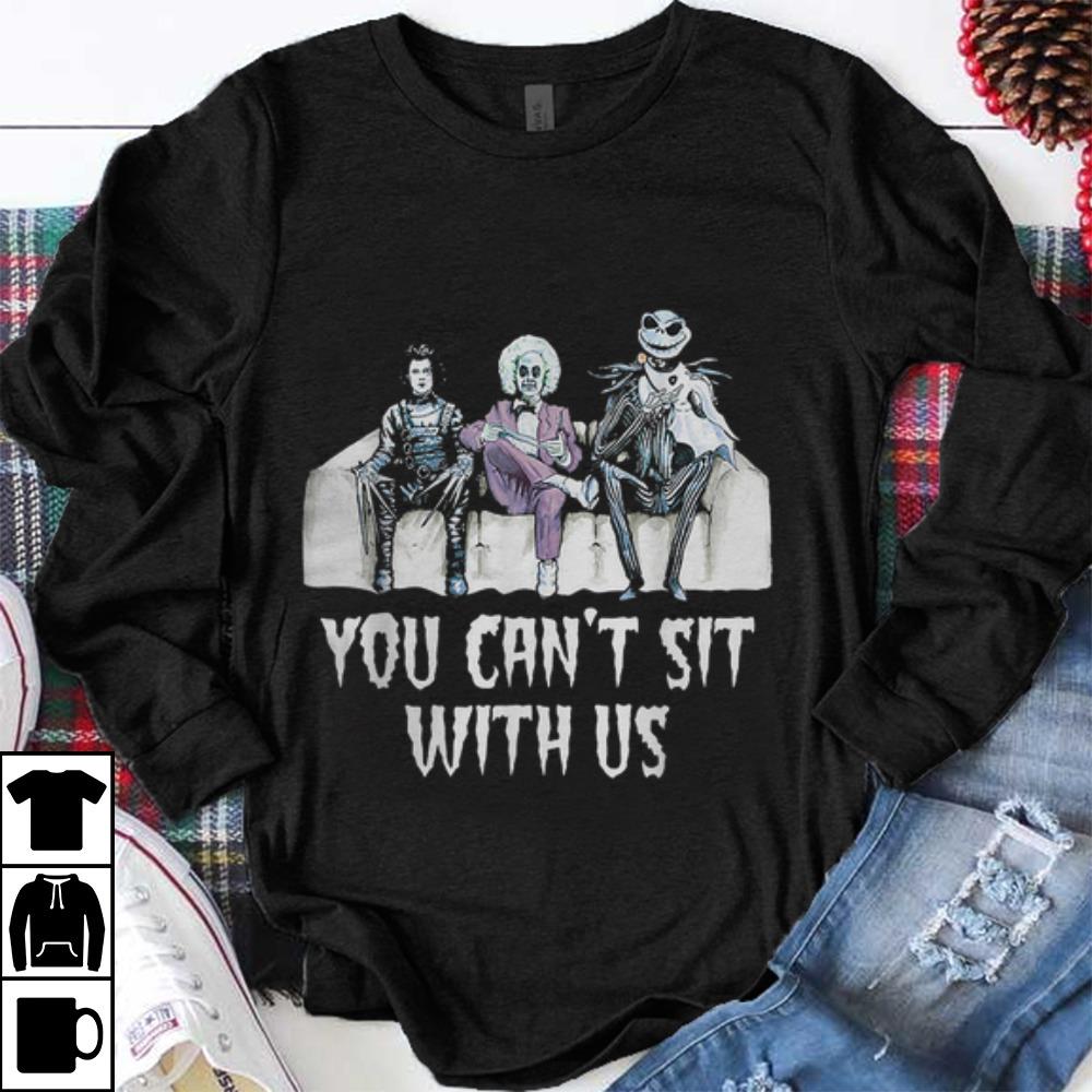 Official You Can t Sit With Us Halloween Movie Beetlejuice Edward Jack shirt 1 - Official You Can't Sit With Us Halloween Movie Beetlejuice Edward Jack shirt