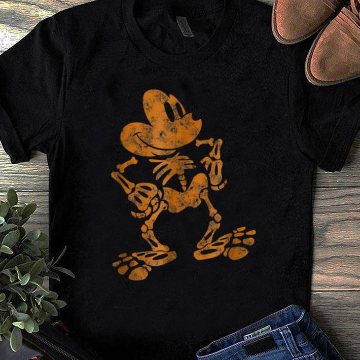 Original Disney Mickey Mouse Halloween Skeleton shirt 1 - Original Disney Mickey Mouse Halloween Skeleton shirt