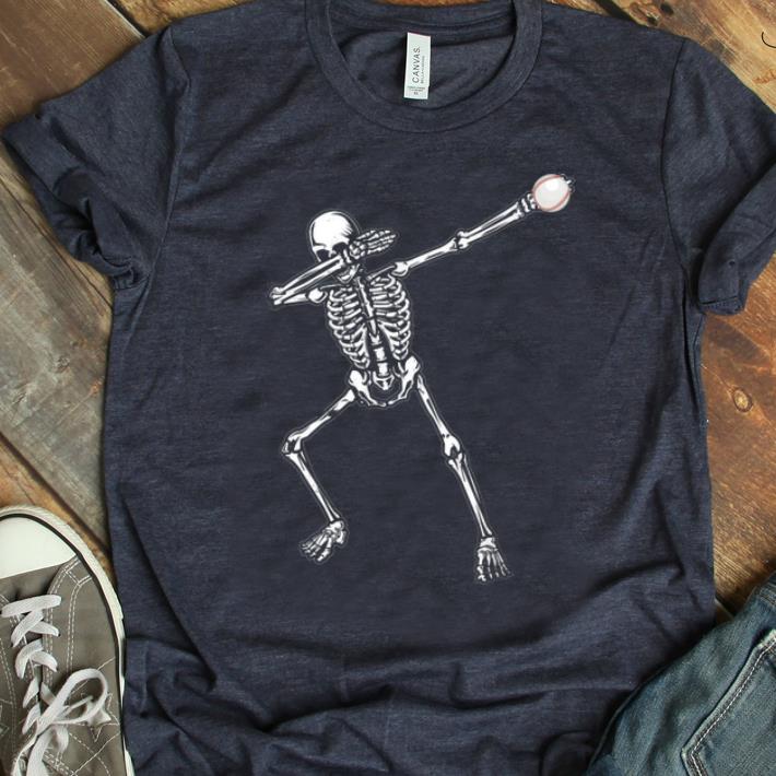 Original Halloween Dabbing Skeleton Baseball For Lover Kids shirt 1 - Original Halloween Dabbing Skeleton Baseball For Lover Kids shirt