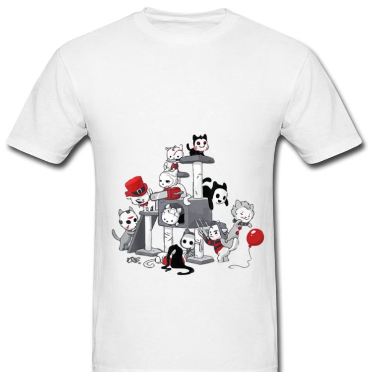 Original I Love Cats Horror Kitties Halloween shirt 1 - Original I Love Cats Horror Kitties Halloween shirt