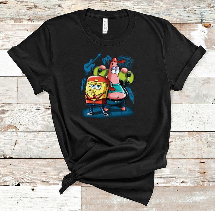 Original Punk Rock Spongebob With Patrick Star Pullover Street Style shirt 1 - Original Punk Rock Spongebob With Patrick Star Pullover Street Style shirt