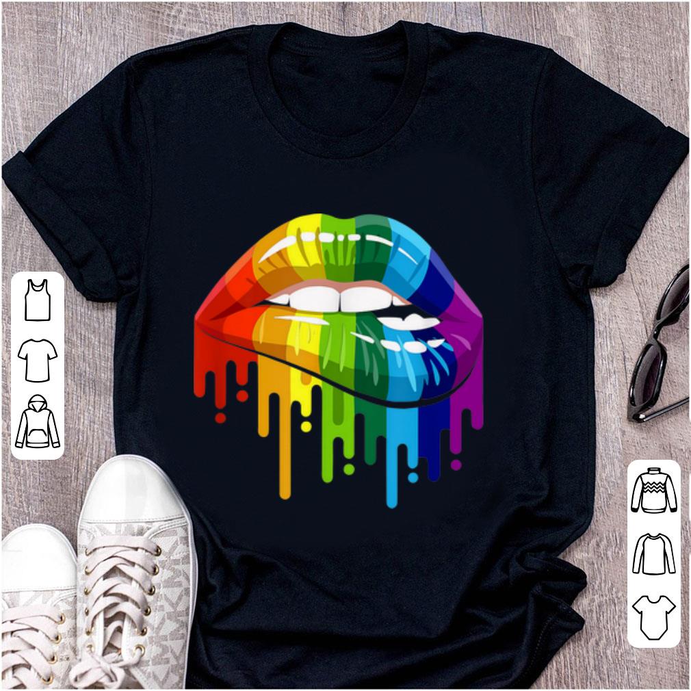 Original Rainbow Lip LGBT Gay Lesbian Pride 1 - Original Rainbow Lip LGBT Gay Lesbian Pride