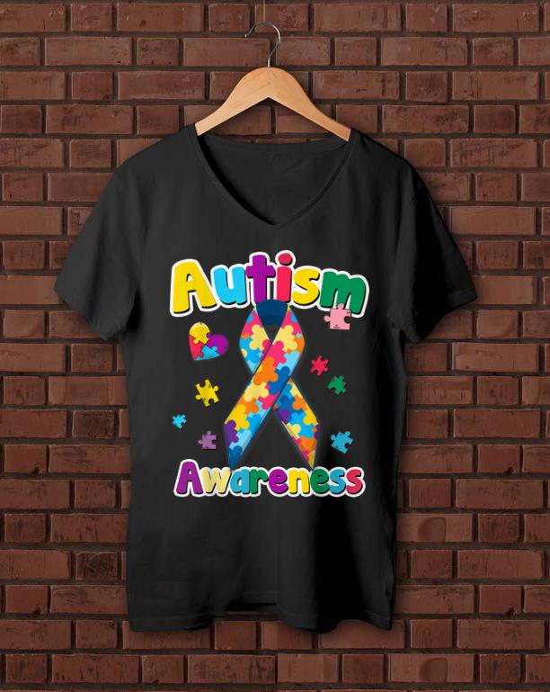 Original Ribbon Puzzle Pieces Colors Autism Awareness shirt 1 - Original Ribbon Puzzle Pieces Colors Autism Awareness shirt