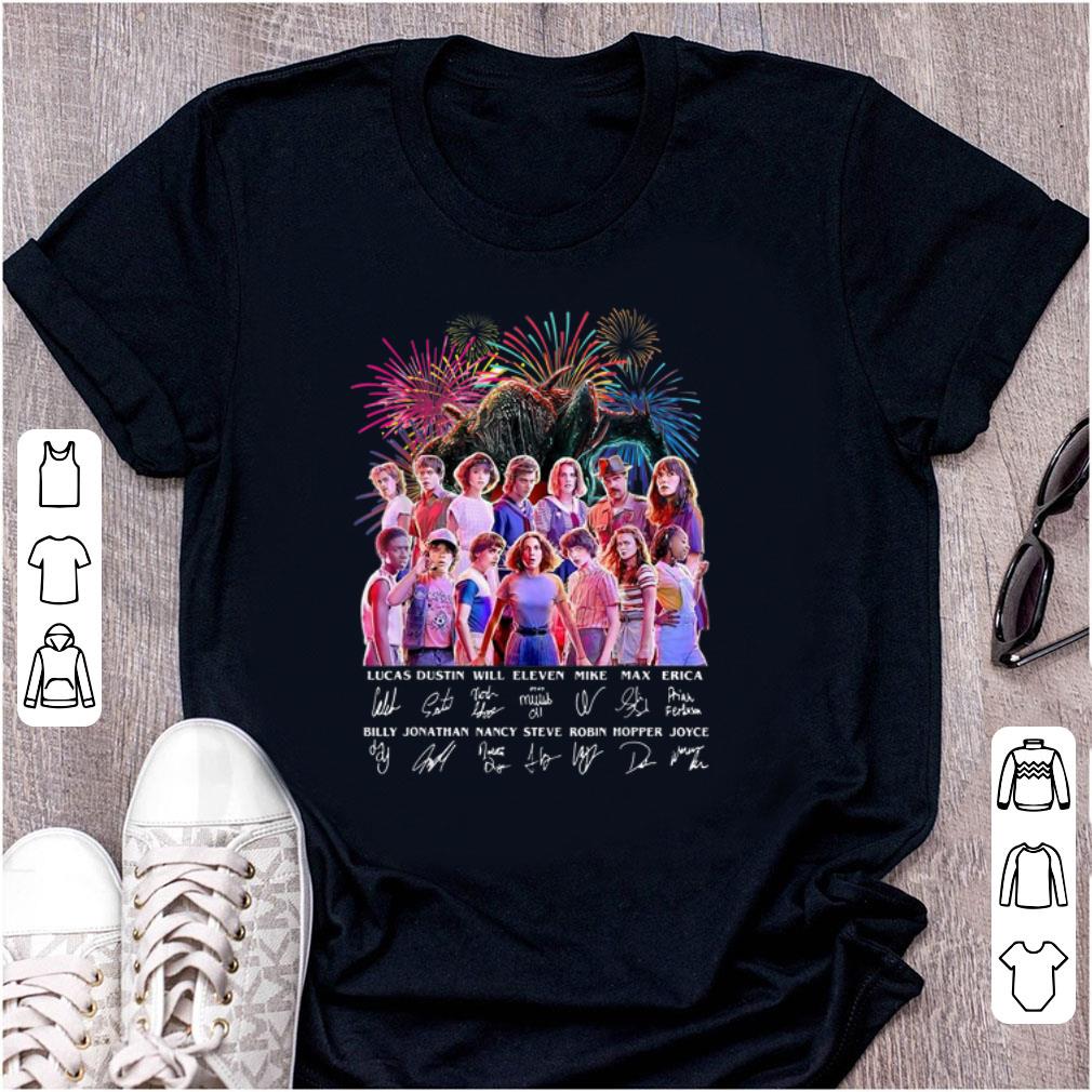 Original Thank You For The Memories Stranger Things Firework Signature shirt 1 - Original Thank You For The Memories Stranger Things Firework Signature shirt