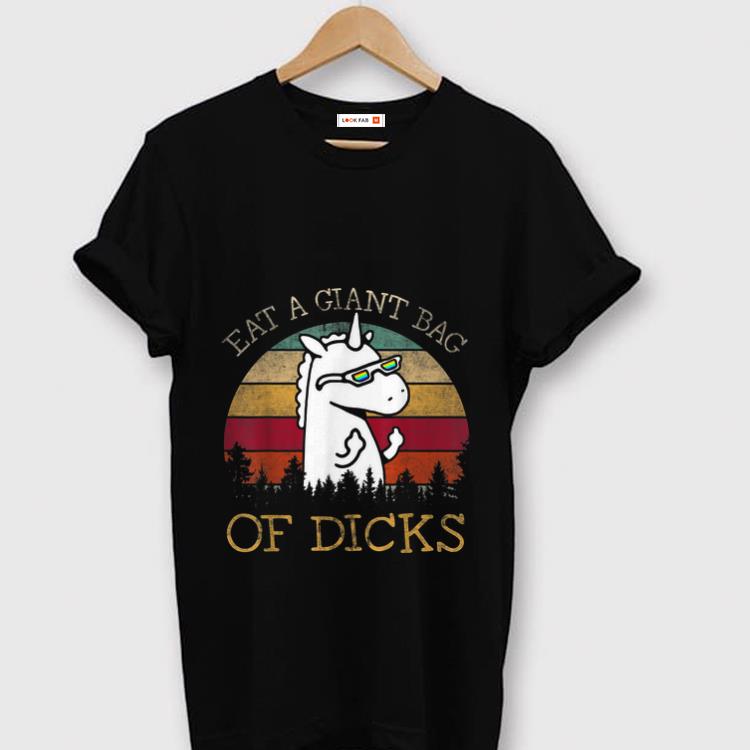 Premium Unicorn Eat A Giant Bag Of Dicks Vintage shirt 1 - Premium Unicorn Eat A Giant Bag Of Dicks Vintage shirt