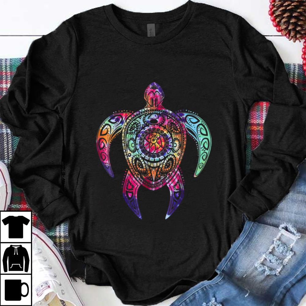 Pretty Hippie Tie Dye Psychedelic Sea Turtle shirt 1 - Pretty Hippie Tie Dye Psychedelic Sea Turtle shirt