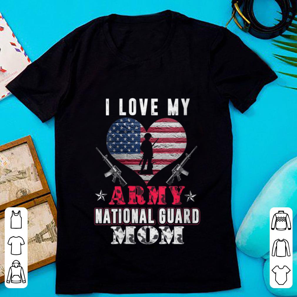 Pretty I Love My Army National Guard Mom Heart American Flag shirt 1 - Pretty I Love My Army National Guard Mom Heart American Flag shirt