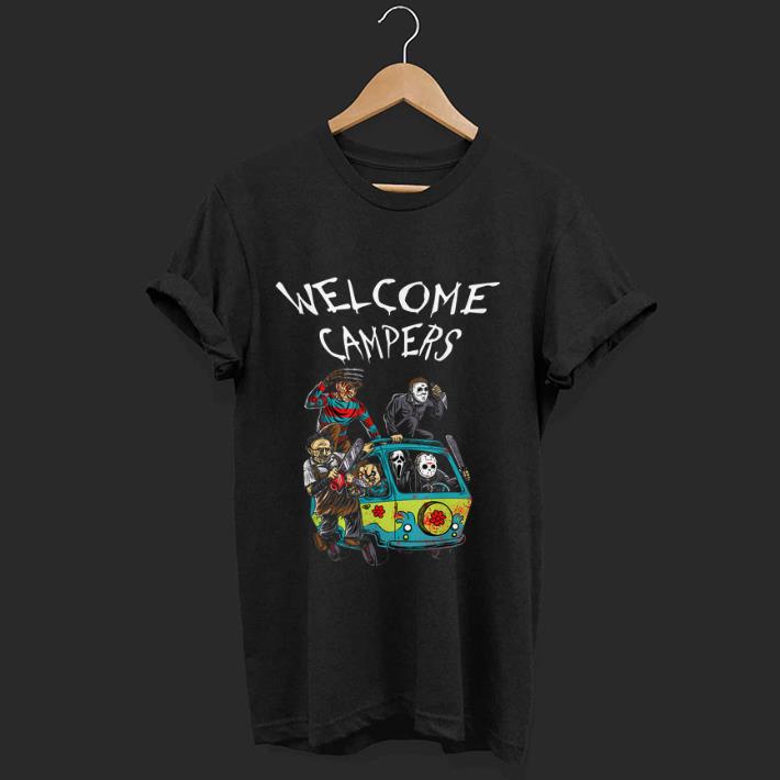 Pretty Welcome Campers Horror Movie shirt 1 - Pretty Welcome Campers Horror Movie shirt