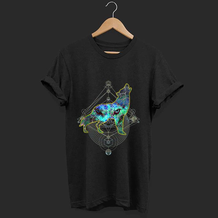 Pretty Wolf Eye Geometric Mandala Pattern shirt 1 - Pretty Wolf Eye Geometric Mandala Pattern shirt