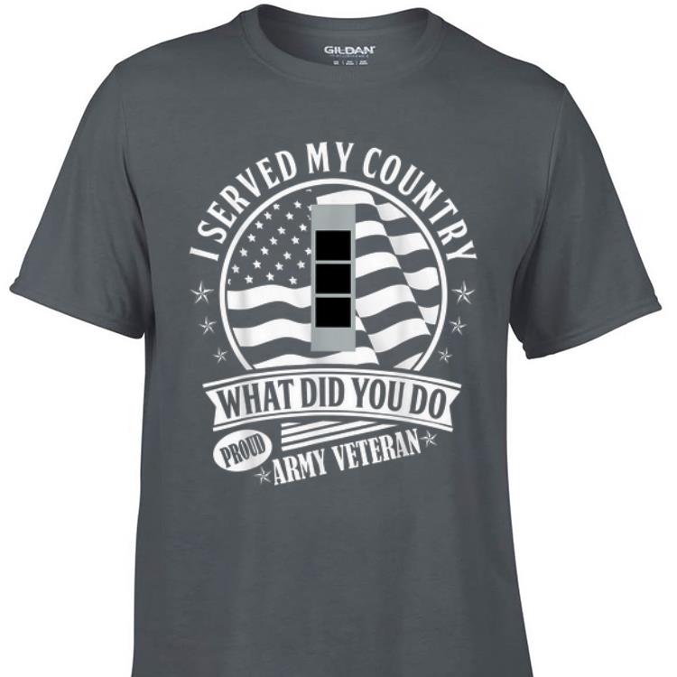 Served My Country What Did You Do Proud Army Veteran shirt 1 - Served My Country What Did You Do Proud Army Veteran shirt