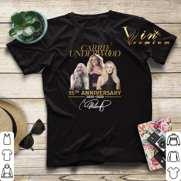 Signature Carrie Underwood 15th anniversary 2005 2020 shirt 4 - Signature Carrie Underwood 15th anniversary 2005-2020 shirt