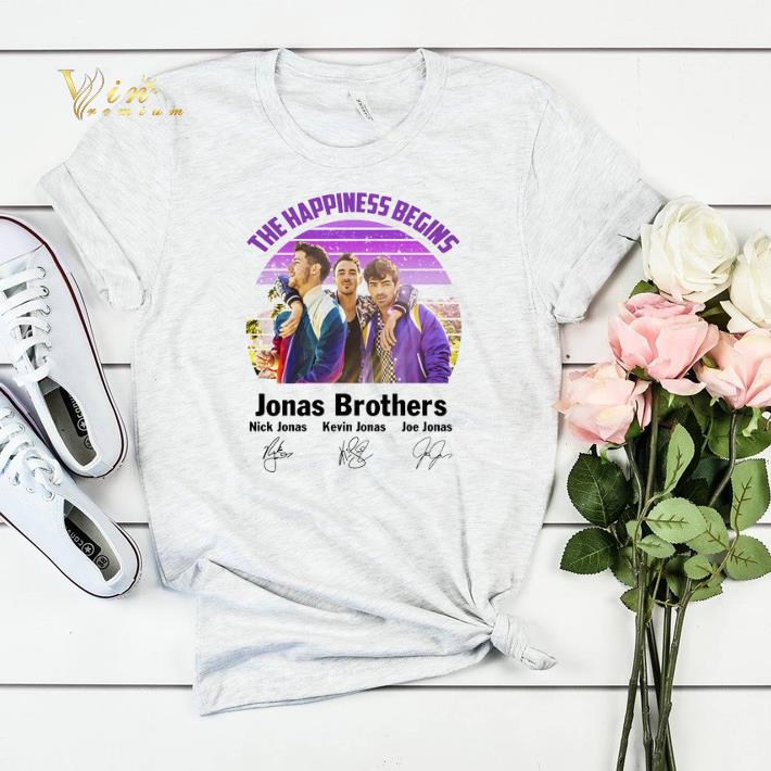 Signatures The Happiness Begins Jonas Brothers shirt 4 - Signatures The Happiness Begins Jonas Brothers shirt