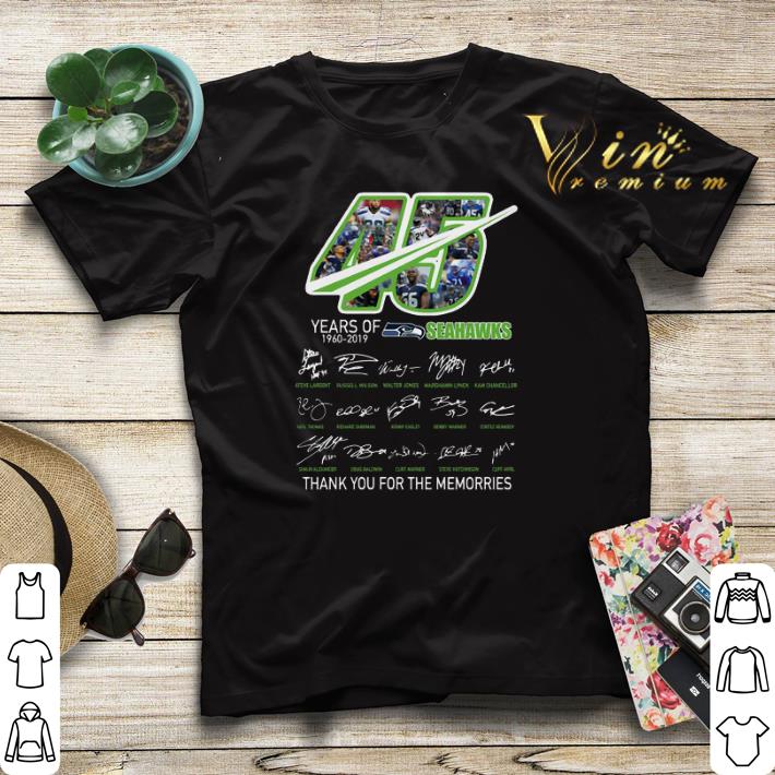 Thank you for the memories 45 Years Of Seahawks 1960-2019 shirt Thank you for the memories 45 Years Of Seahawks 1960 2019 shirt 4 - Thank you for the memories 45 Years Of Seahawks 1960-2019 shirt