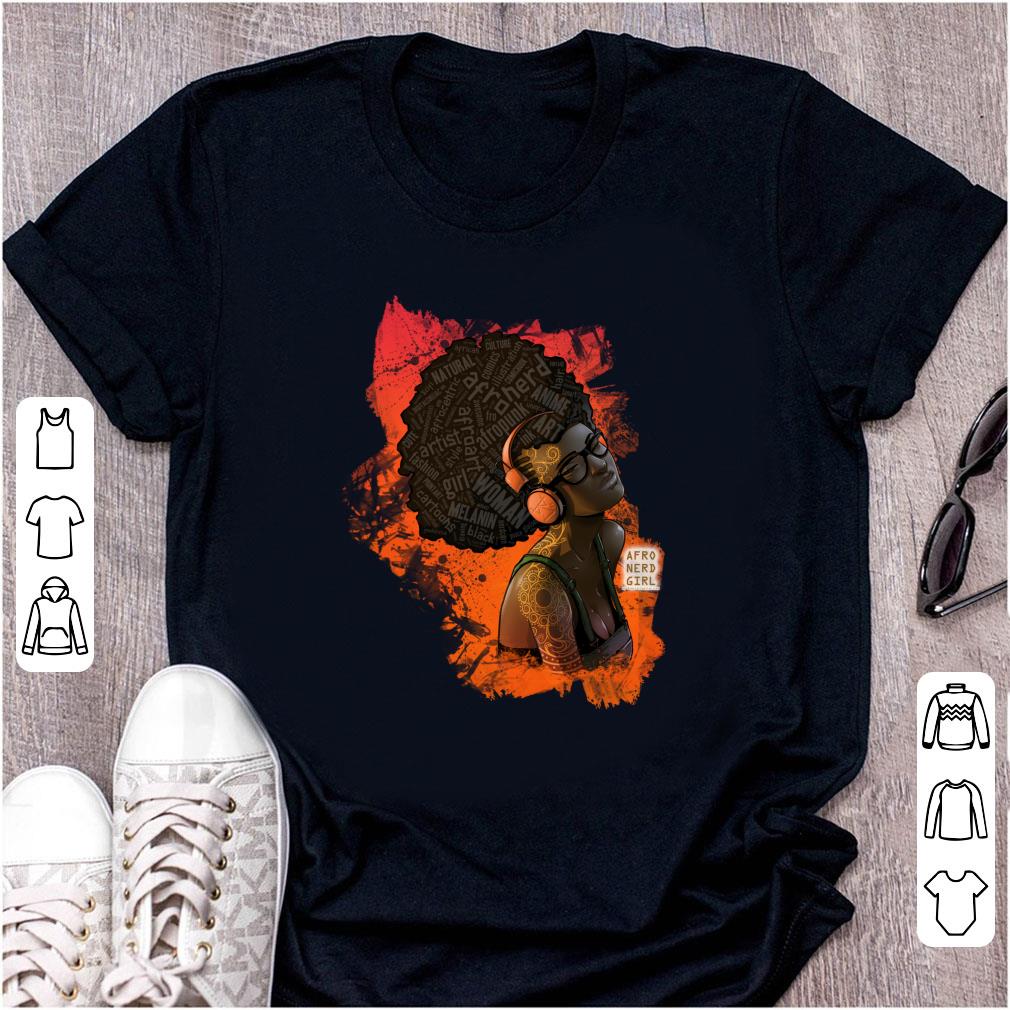 Top Afro Nerd Girl II shirt 1 - Top Afro Nerd Girl II shirt