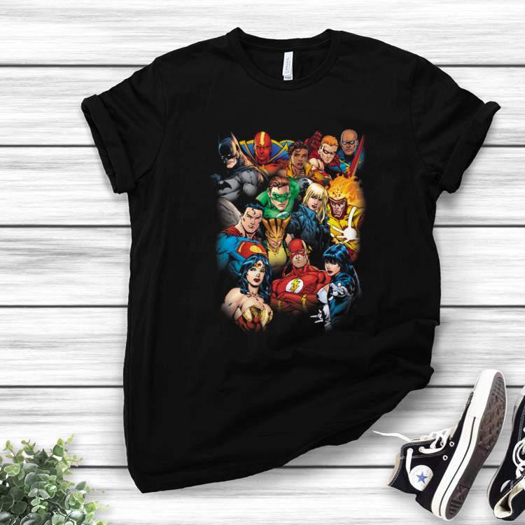 Top DC Justice League All Here shirt 1 - Top DC Justice League All Here shirt