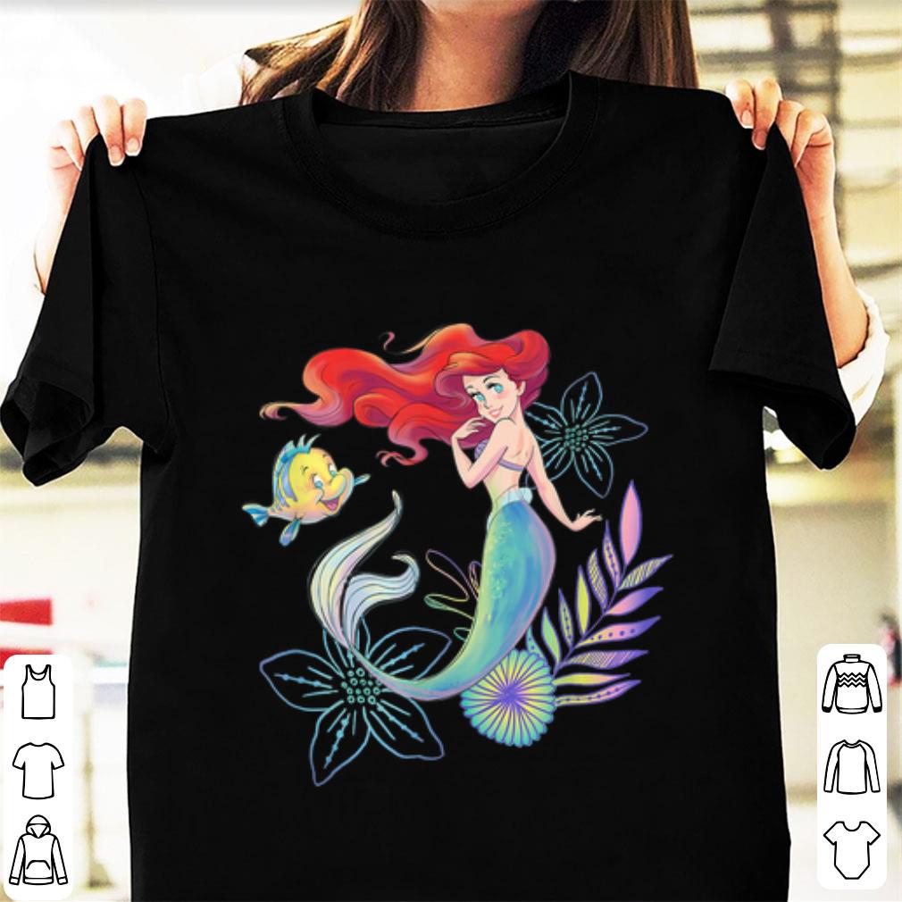 Top Disney The Little Mermaid Ariel And Flounder Sea shirt 1 - Top Disney The Little Mermaid Ariel And Flounder Sea shirt