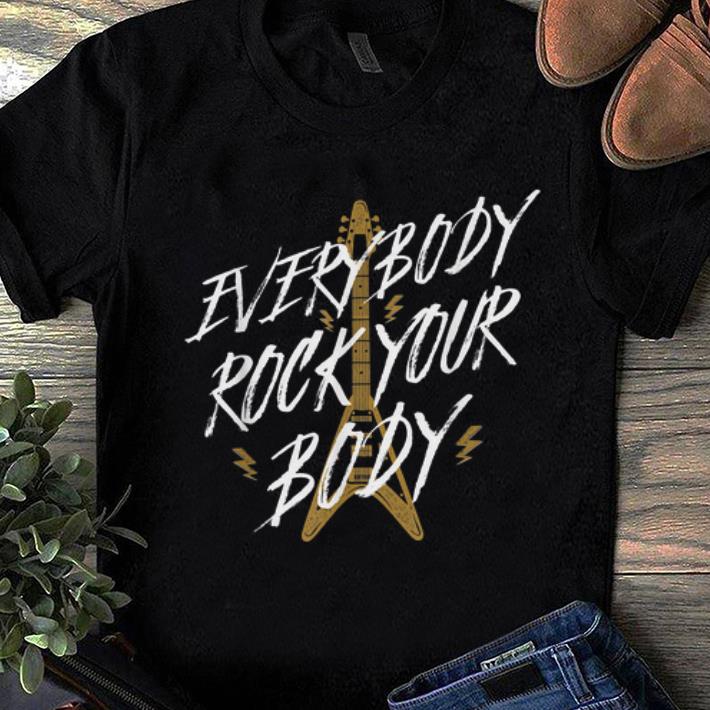 Top Everybody Rock Your Body Guitar Electric shirt 1 - Top Everybody Rock Your Body Guitar Electric shirt