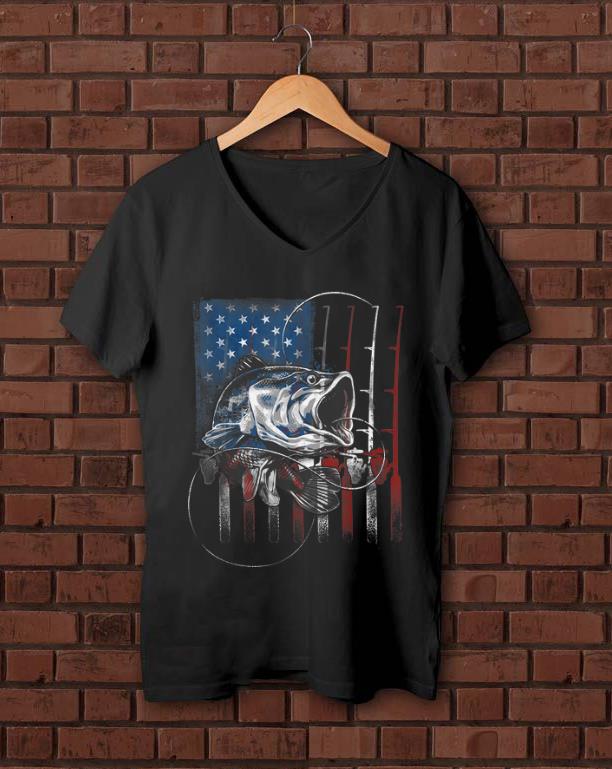 Top Fishing American Flag shirt 1 - Top Fishing American Flag shirt