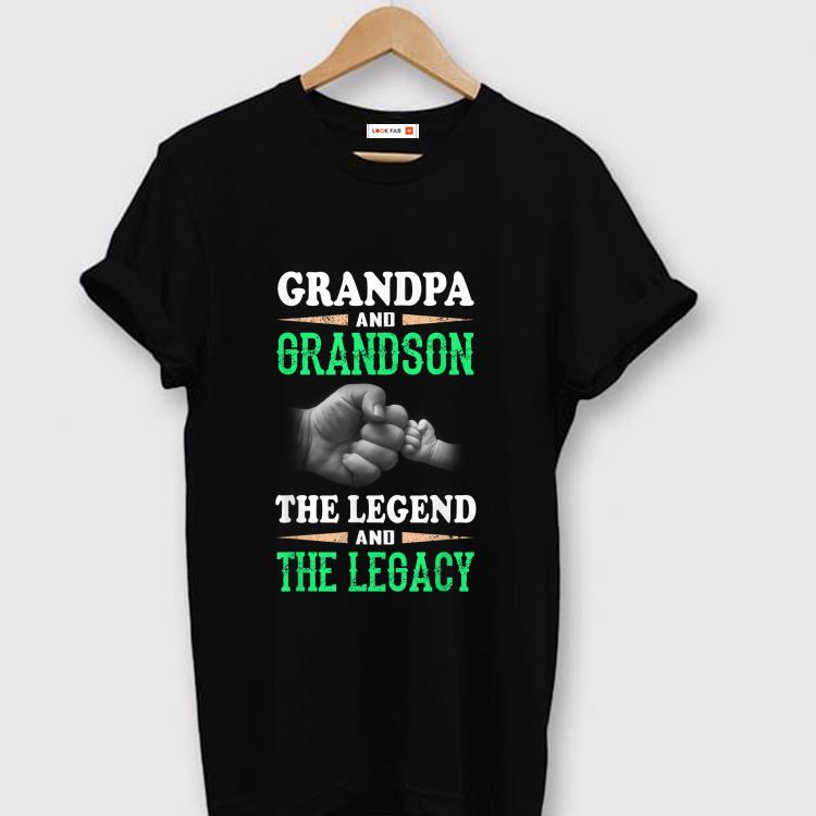 Top Grandpa And Grandson the Legend And The Legacy shirt 1 - Top Grandpa And Grandson the Legend And The Legacy shirt