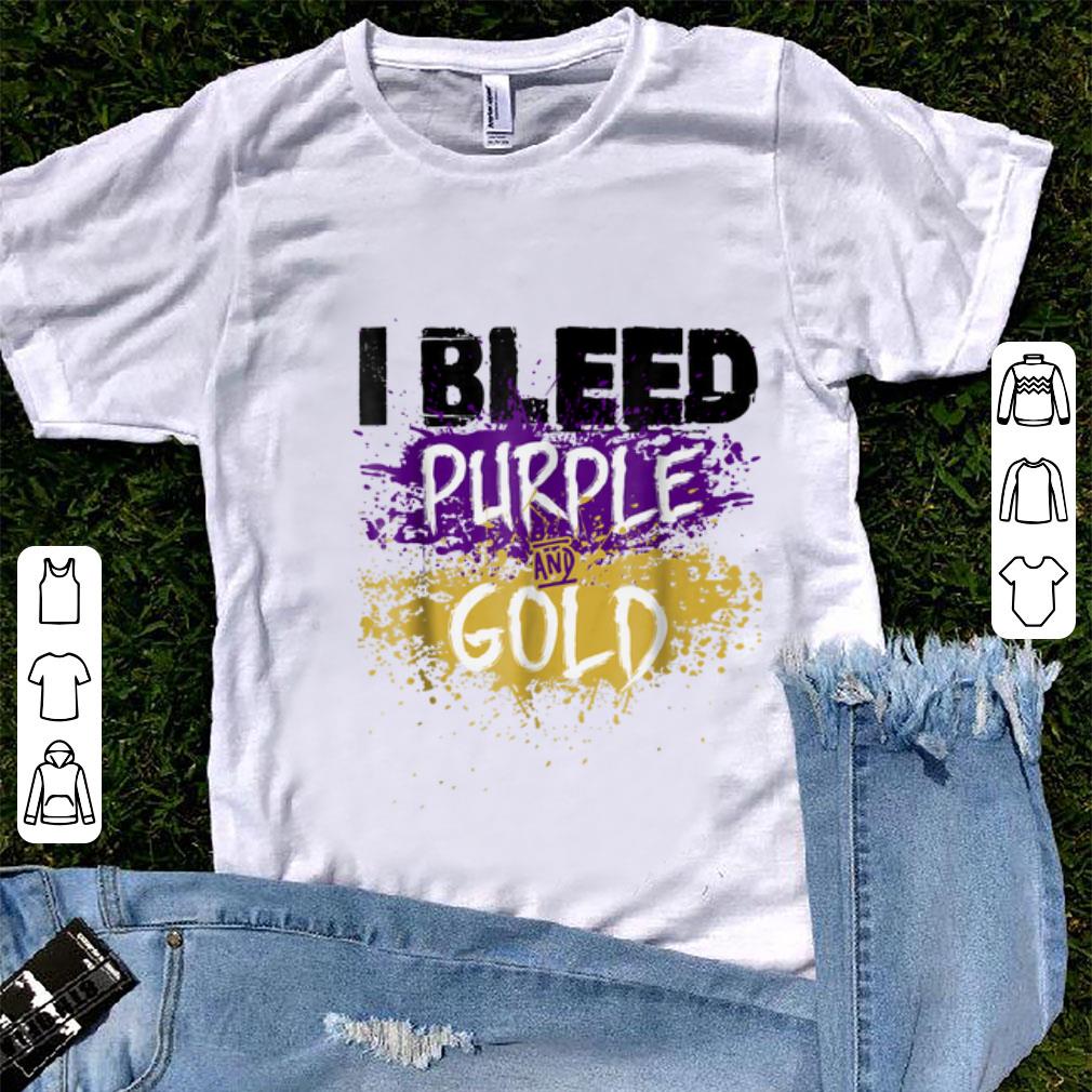 Top I Bleed Purple And Gold shirt 1 - Top I Bleed Purple And Gold shirt