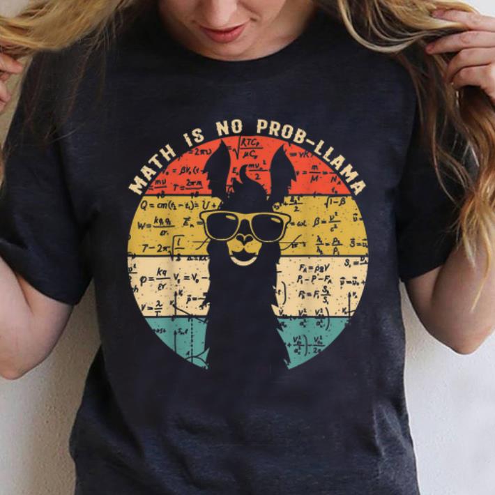 Top Math is No Prob Llama Vintage shirt 1 - Top Math is No Prob-Llama Vintage shirt