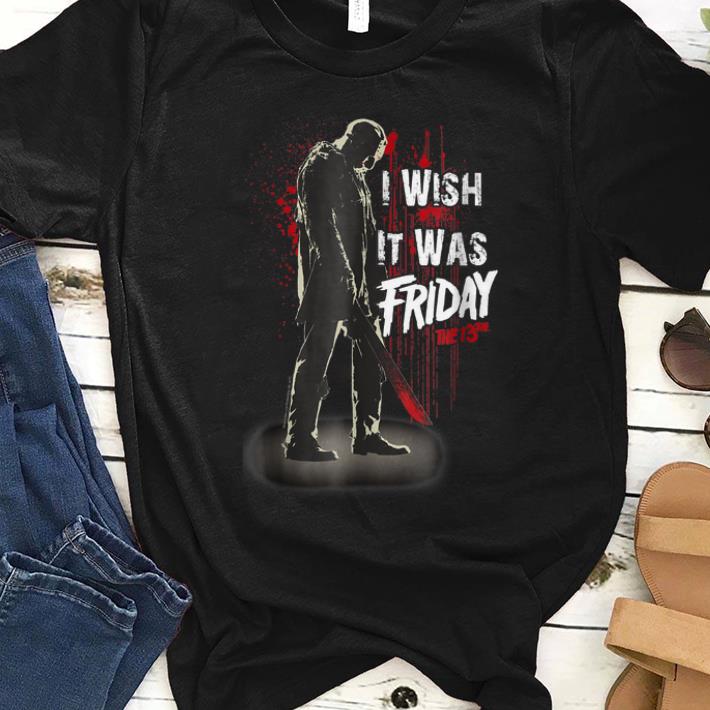 Top The 13th Jason I Wish it Was Friday shirt 1 - Top The 13th Jason I Wish it Was Friday shirt