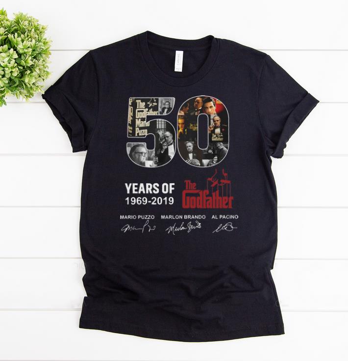 Awesome 50 Years Of The Godfather 1969 2019 Signatures shirts 1 - Awesome 50 Years Of The Godfather 1969-2019 Signatures shirts