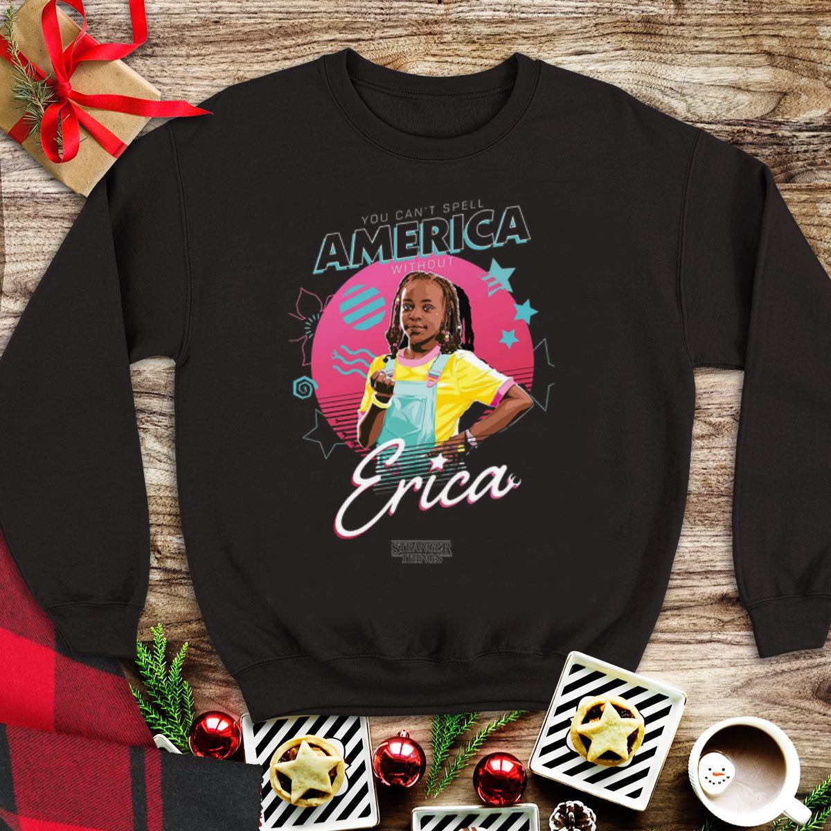 Awesome Erica You Can t Spell America Without Stranger Things 3 shirt 1 - Awesome Erica You Can’t Spell America Without Stranger Things 3 shirt