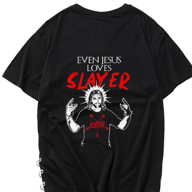 Awesome Even Jesus Loves Slayer shirt 1 - Awesome Even Jesus Loves Slayer shirt